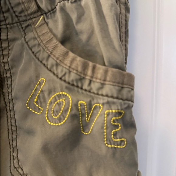 GAP Vintage Embroidered Olive Green Cargo Pants - Picture 8 of 11